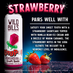 Cane Sugar Craft Soda - Strawberry Ring Pop