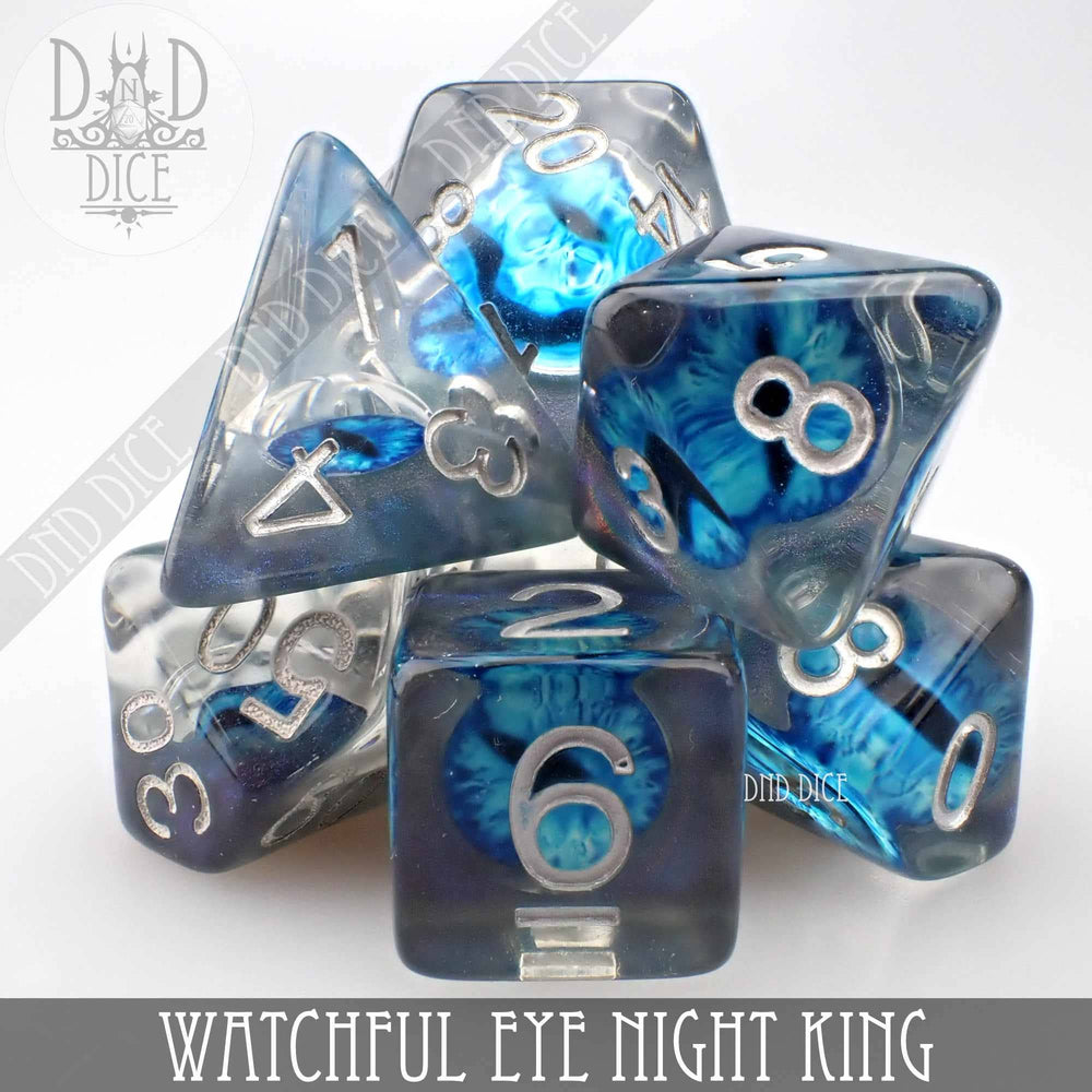 RPG Dice Set - Watchful Eye (Night King)