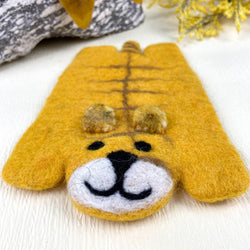 Animal Rug Coaster - Yellow Tiger
