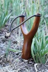 Wooden Slingshot - Traditional Design