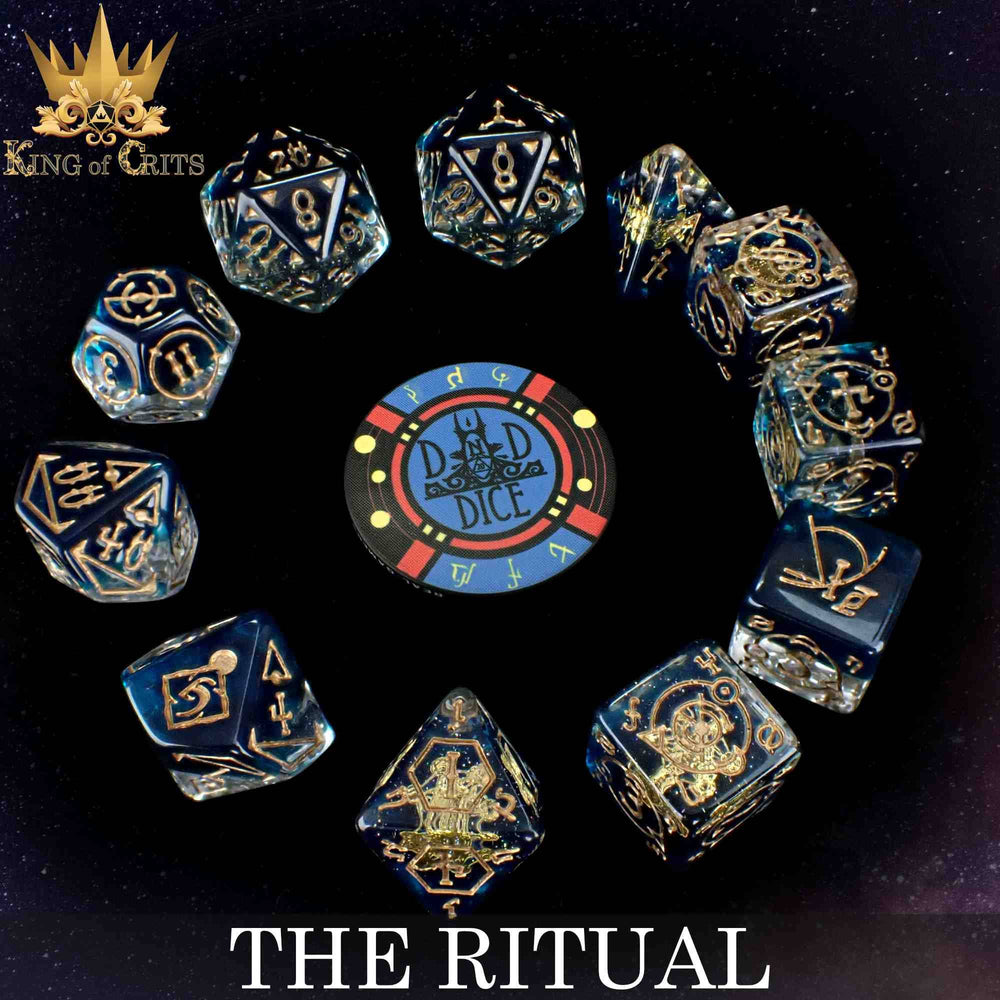 King of Crits Dice Set - The Ritual (11-Piece)