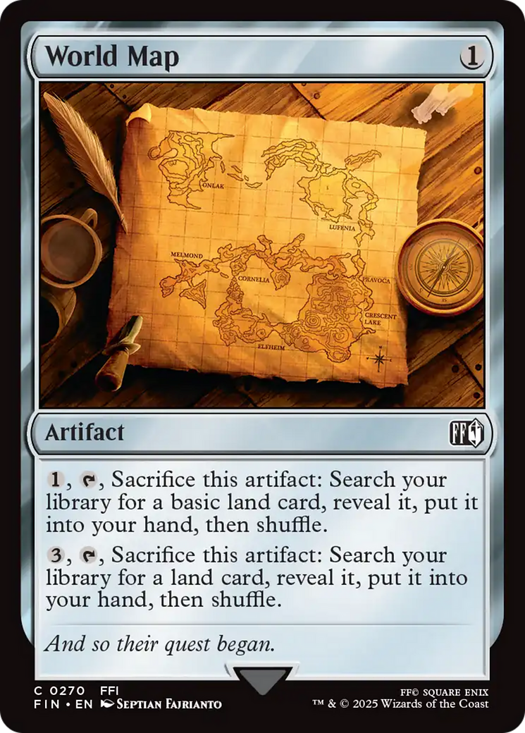 quest cards mtg World Map [FINAL FANTASY]