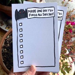 To Do List Notepad - Mothman
