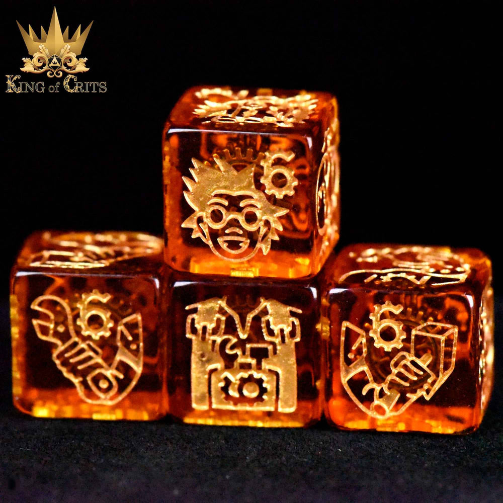 King of Crits Dice Set - Ancient Artificer (11-Piece)