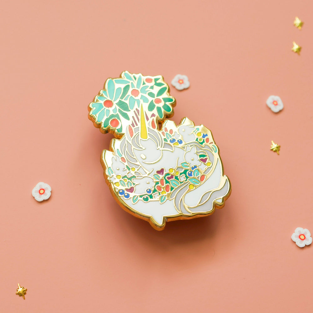 Enamel Pin - Bonsai Garden - Unicorn