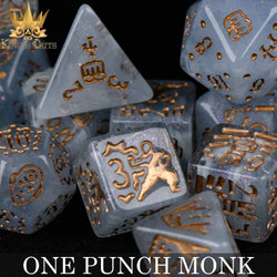 King of Crits Dice Set - One Punch Monk (11-Piece)