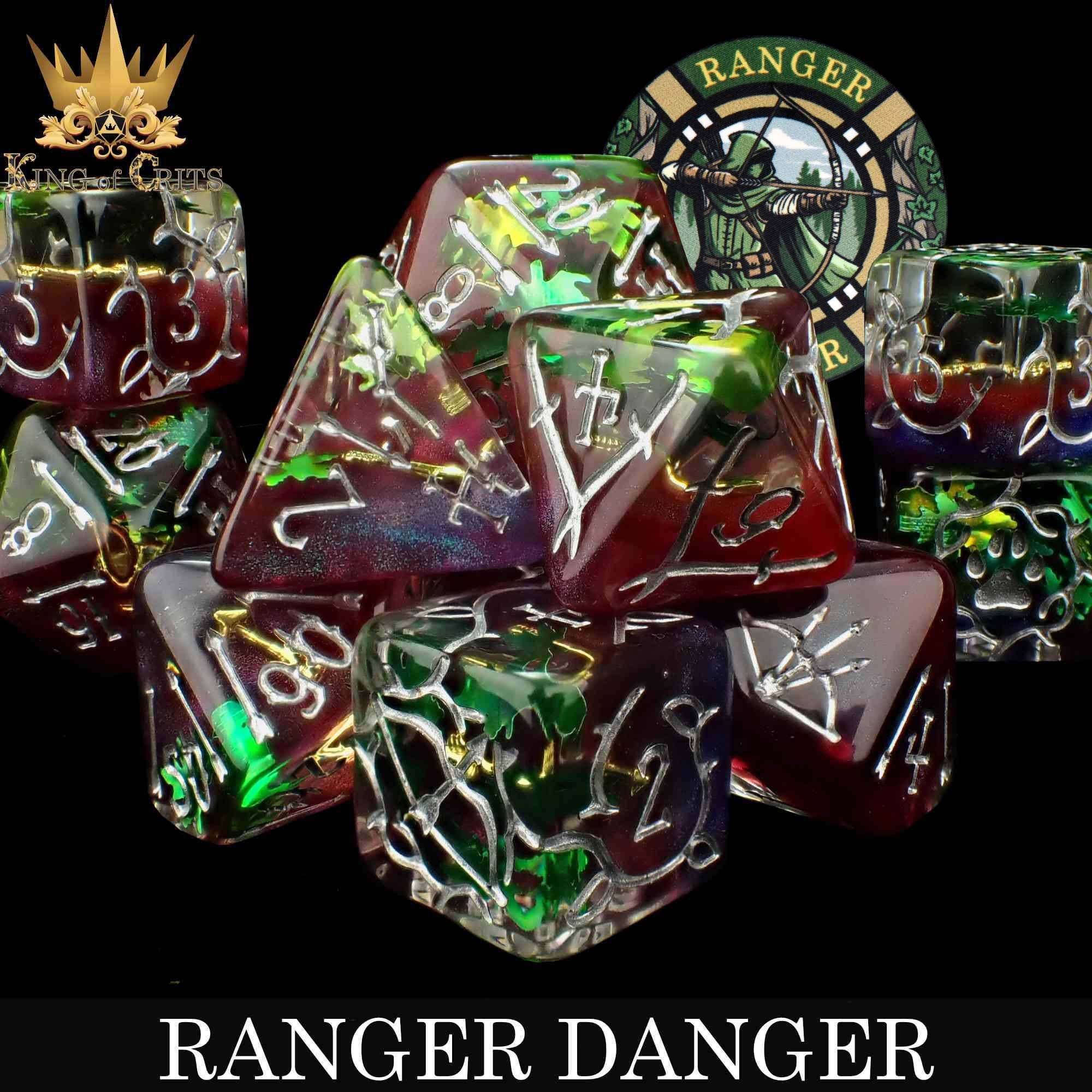 King of Crits Dice Set - Ranger Danger (11-Piece)