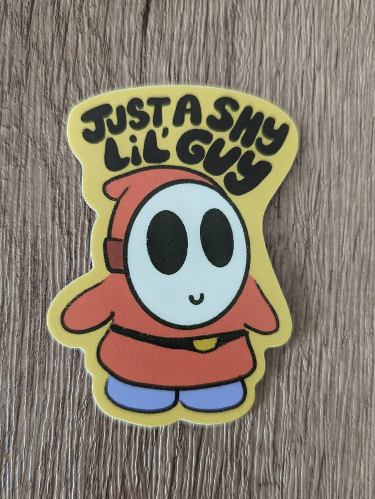 Vinyl Sticker - Mario Just a Shy Little Guy