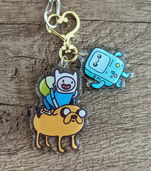 Adventure Time - Wristlet Lanyard Keychain Charms