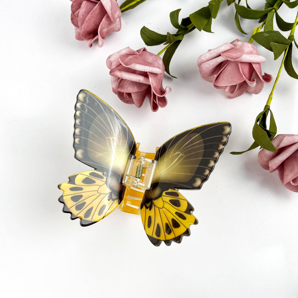 Hair Clip - Purple & Blue Butterfly