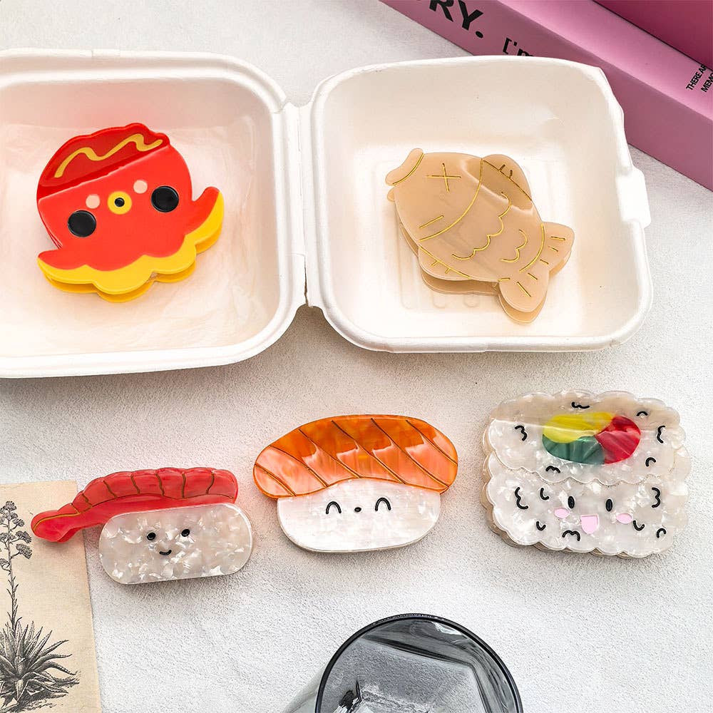 Hair Clip - Fun Sushi