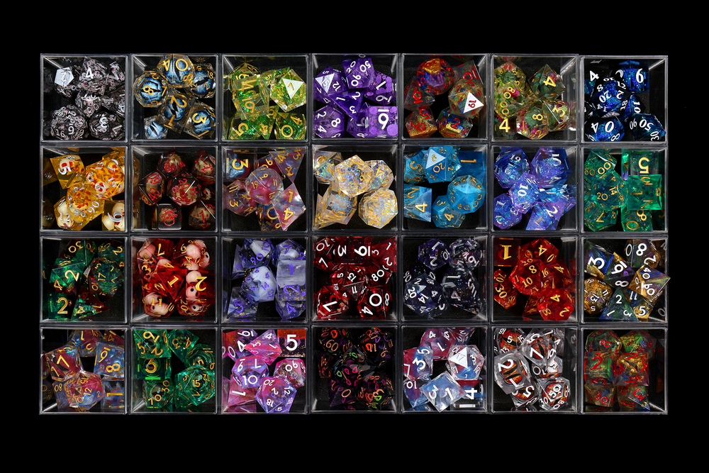 Mystery Dice - Sharp Edge Resin