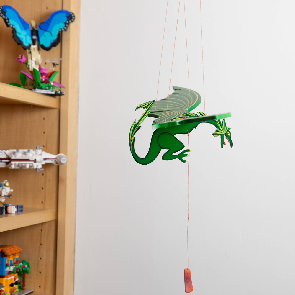 Flying Mobile - Green Dragon