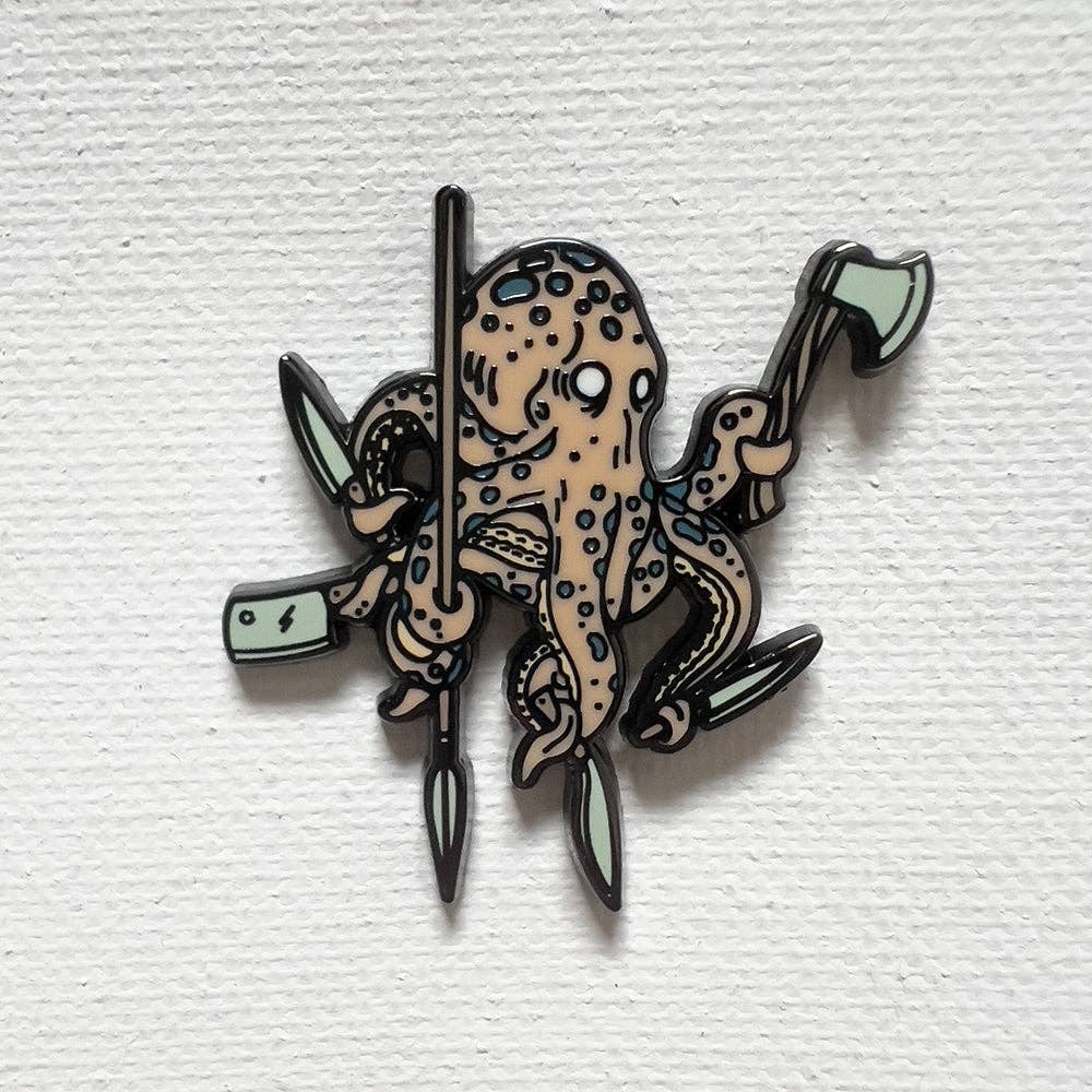 Enamel Pin - Octopus