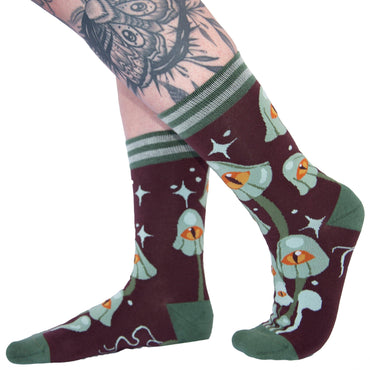 Crew Socks - Mystic Mushrooms