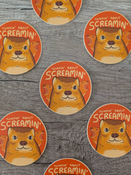 Vinyl Sticker - Thinkin About Screamin