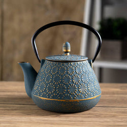 Tea Kettle - Teal Blue Plum