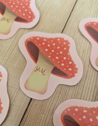 Vinyl Sticker - Mushy Too