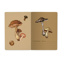 Mushrooms Notebook (White)