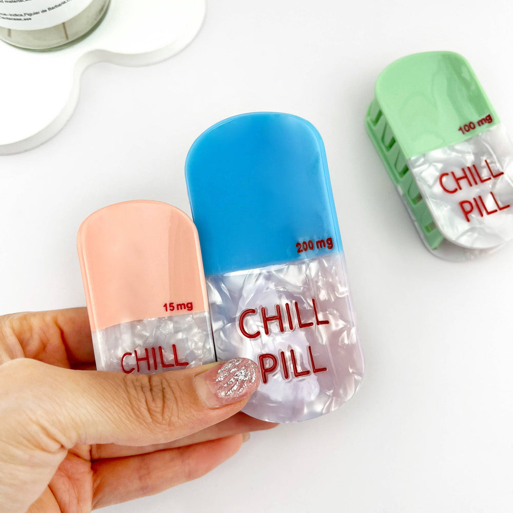 Hair Clip - Chill Pill Pink