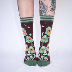 Crew Socks - Mystic Mushrooms