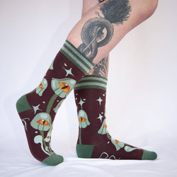 Crew Socks - Mystic Mushrooms