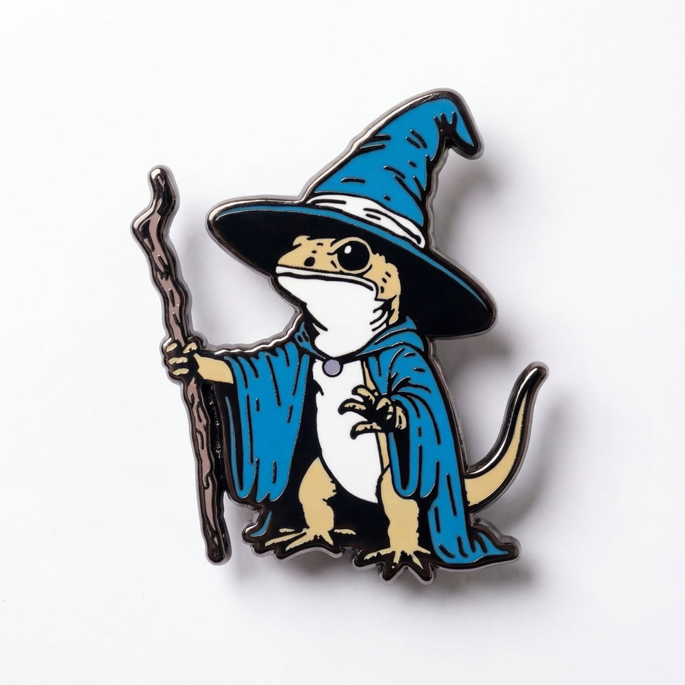 Enamel Pin - Lizard Wizard
