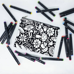 Color Your Own - Pencil Case (Mushroom 2)