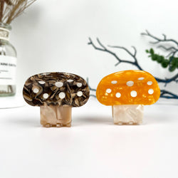 Hair Clip - Red Mushroom