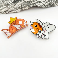 Hair Clip - Crown Fish