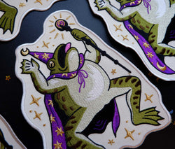 Toad Wizard - Embroidered Patch