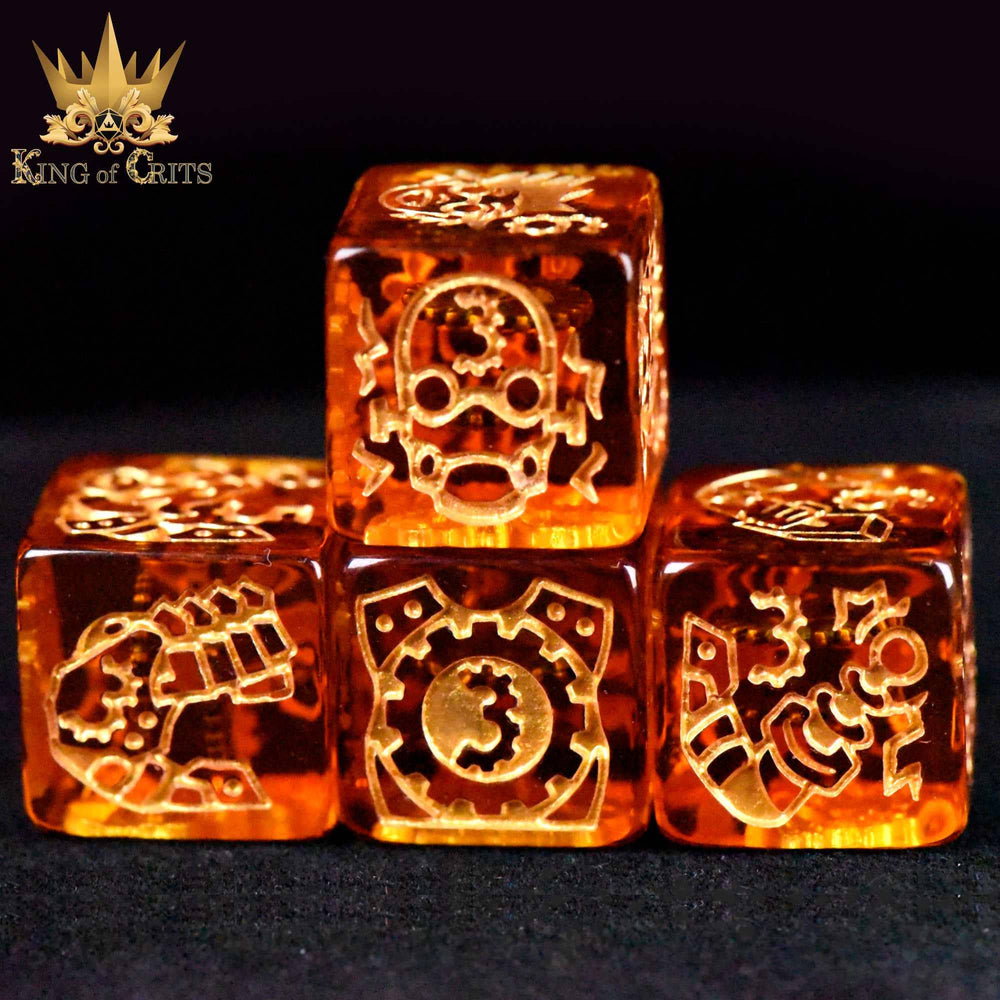King of Crits Dice Set - Ancient Artificer (11-Piece)