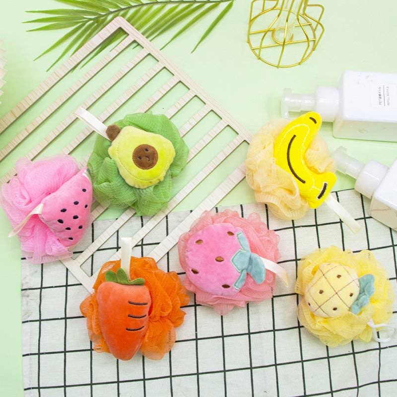 Kawaii Bath Pouf - Star