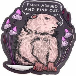 Vinyl Sticker - Find Out Groundhog