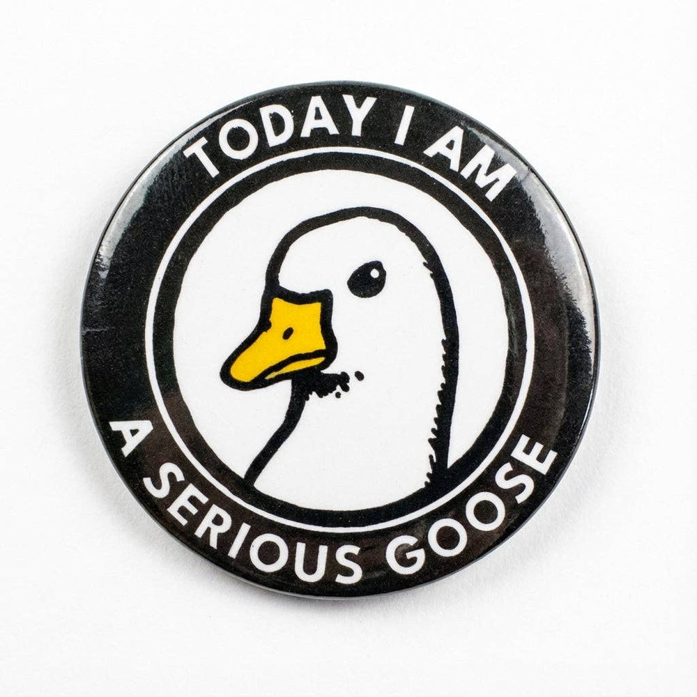 Enamel Pin - Serious Goose