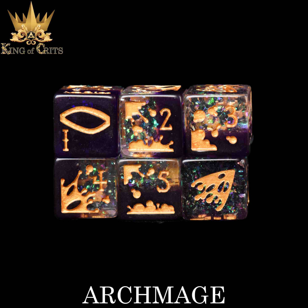 King of Crits Dice Set - Archmage (11-Piece)