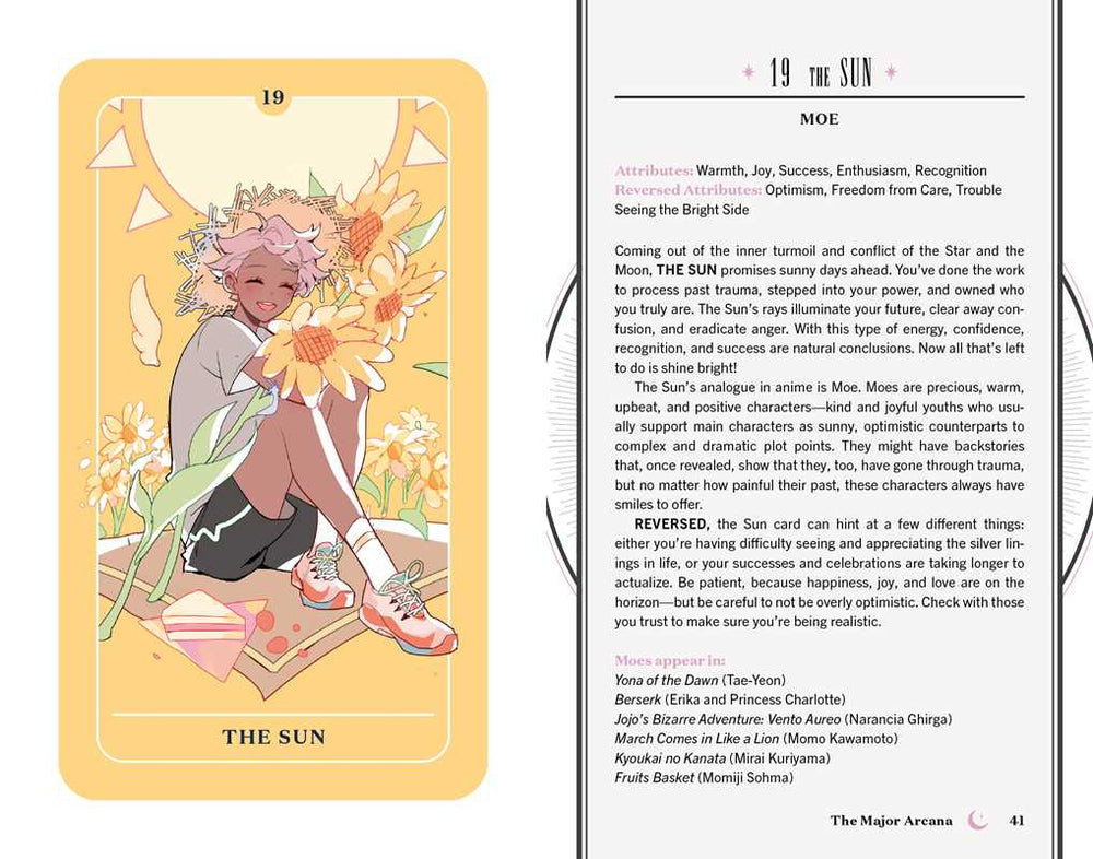 Anime Tarot Deck and Guidebook