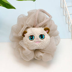 Kawaii Bath Pouf - Beige