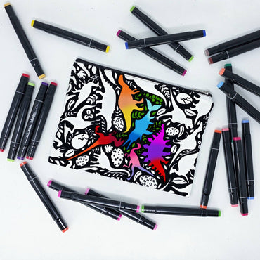 Color Your Own - Pencil Case (Dinosaurs)