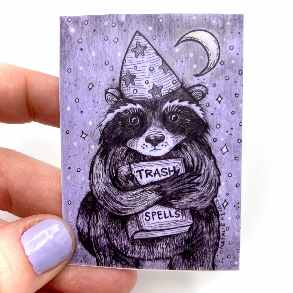Vinyl Sticker - Trash Spells