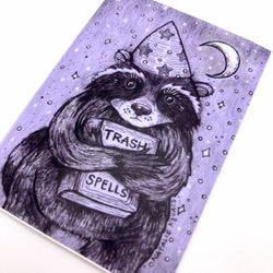 Vinyl Sticker - Trash Spells