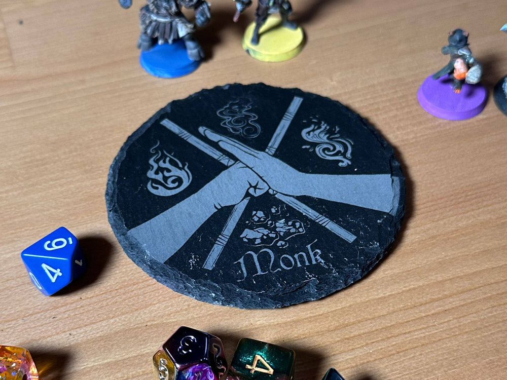 Slate D&D Class Coaster - Rogue
