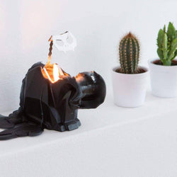 PyroPet Candle - Kisa Cat Skeleton (Black)