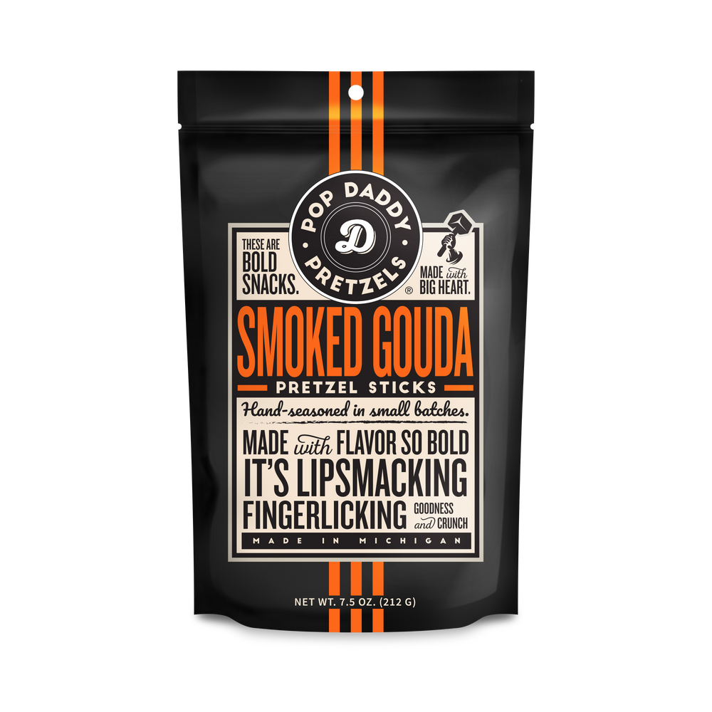 Seasoned Pretzels - Smoked Gouda