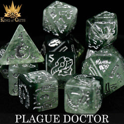 King of Crits Dice Set - Plague Doctor (11-Piece)