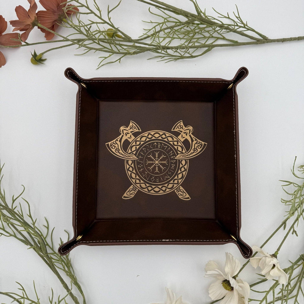 Vegan Leather Dice Tray - Gilded Valor