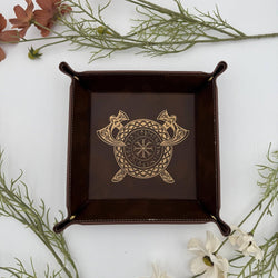 Vegan Leather Dice Tray - Gilded Valor