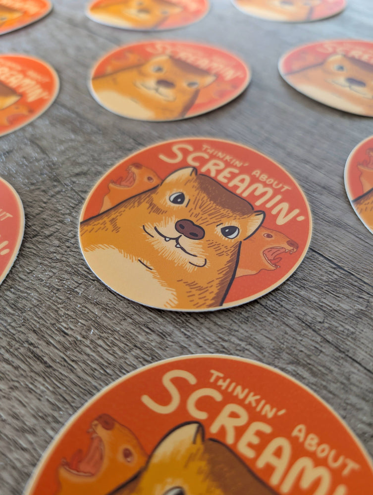 Vinyl Sticker - Thinkin About Screamin