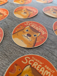 Vinyl Sticker - Thinkin About Screamin