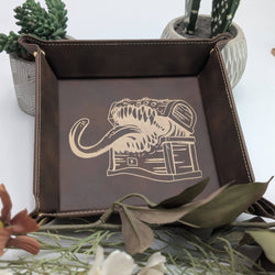 Vegan Leather Dice Tray - Mimic